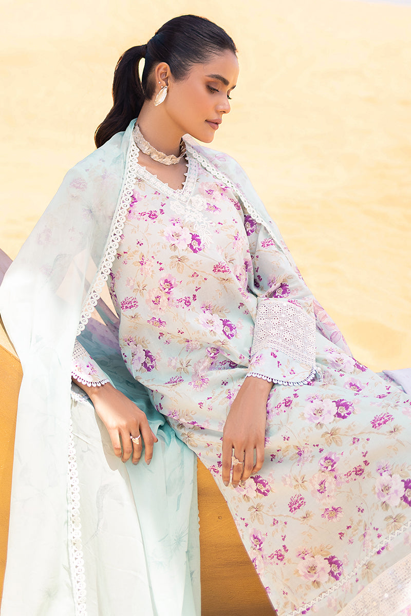 Cross Stitch | Eid Lawn 24 | GREY MIST - Designer Dress with Intricate embroidery and embellishments. Shop elegent wedding dress at Maria Faisal.