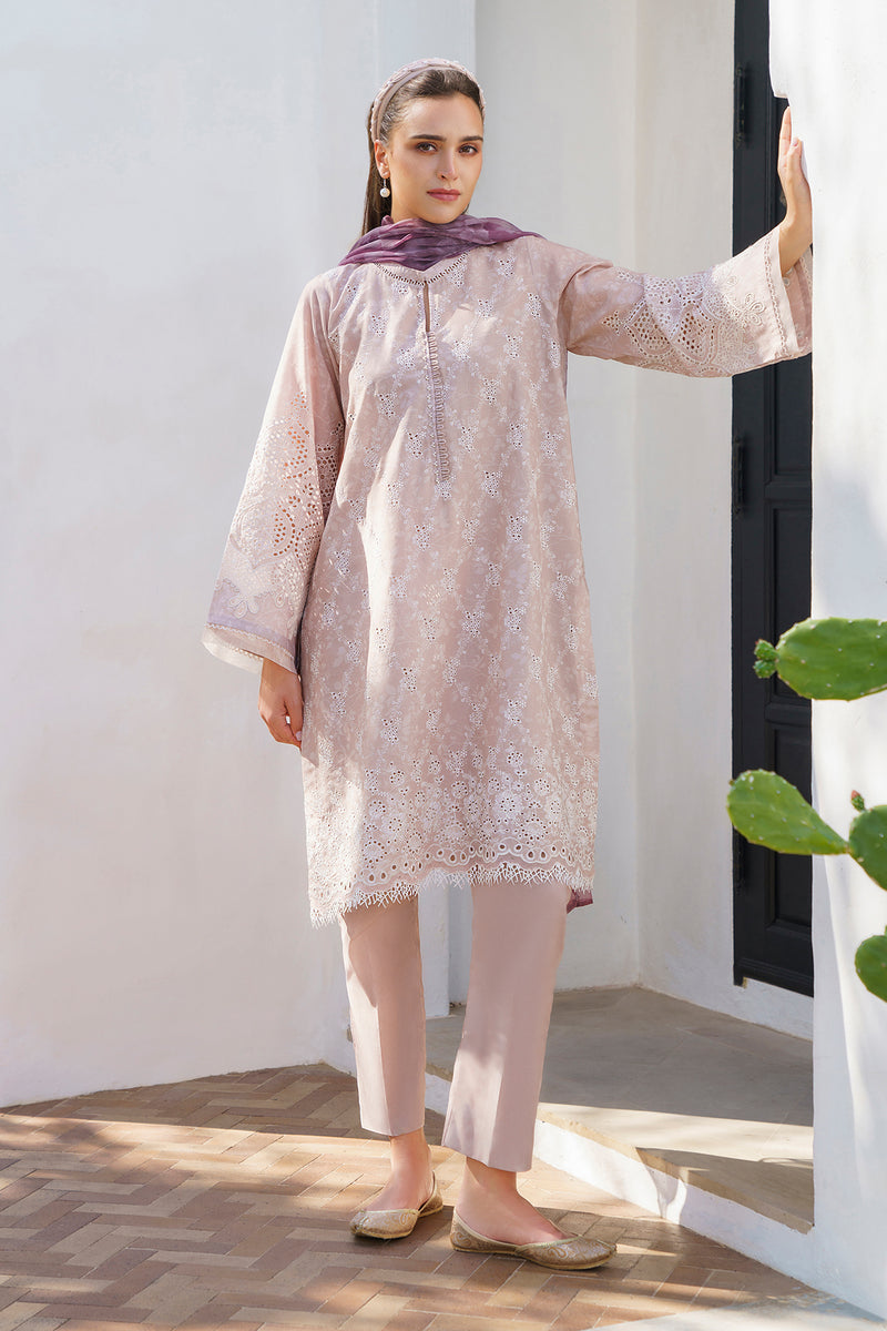 Baroque | Luxury Pret 24 | LAWN UF-583 - Designer Dress with Intricate embroidery and embellishments. Shop elegent wedding dress at Maria Faisal.