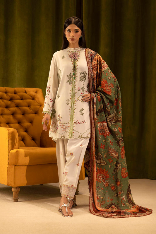 Sana Safinaz | Muzlin Winter 25 | 015A - Casual Dress - available at Maria Faisal in UK and USA.