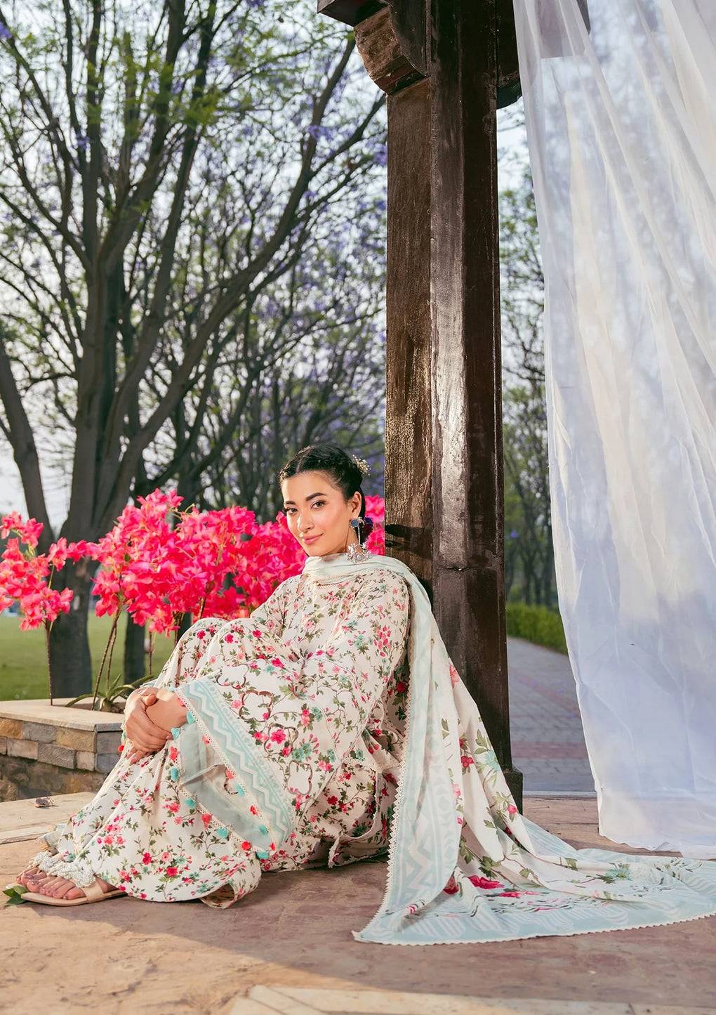 Elaf Premium | Prints 25 | EPS-3B DAY BLOOM by Maria Faisal - Registered Vendor of : Elaf Premium - type : Ladies Clothes - 100% original wedding dresses