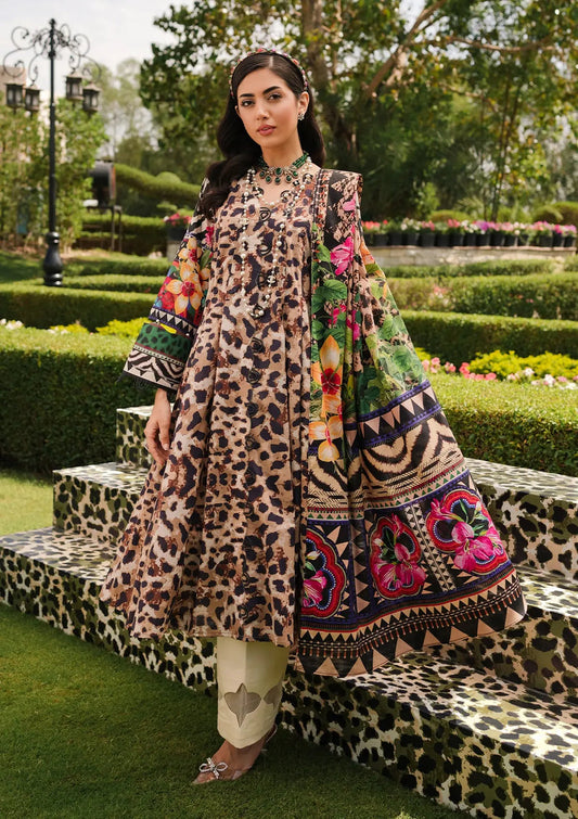 Elaf Premium | Printed Collection 24 | EEP-06A - Menagerie - Waniyas
