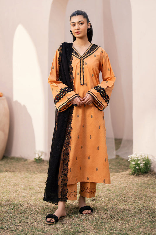 Baroque | Luxury Pret 24 | JACQUARD LAWN UF-613 - Designer Dress with Intricate embroidery and embellishments. Shop elegent wedding dress at Maria Faisal.