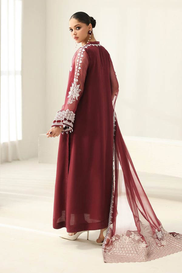 Baroque | Luxury Pret 25 | EMBROIDERED CHIFFON PR-1160 - Ladies Clothes - Maria Faisal