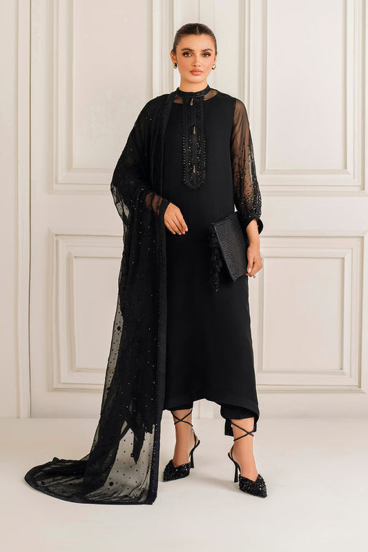 Baroque | Luxury Pret 25 | EMBROIDERED CHIFFON PR-1134 - Ladies Clothes - Maria Faisal