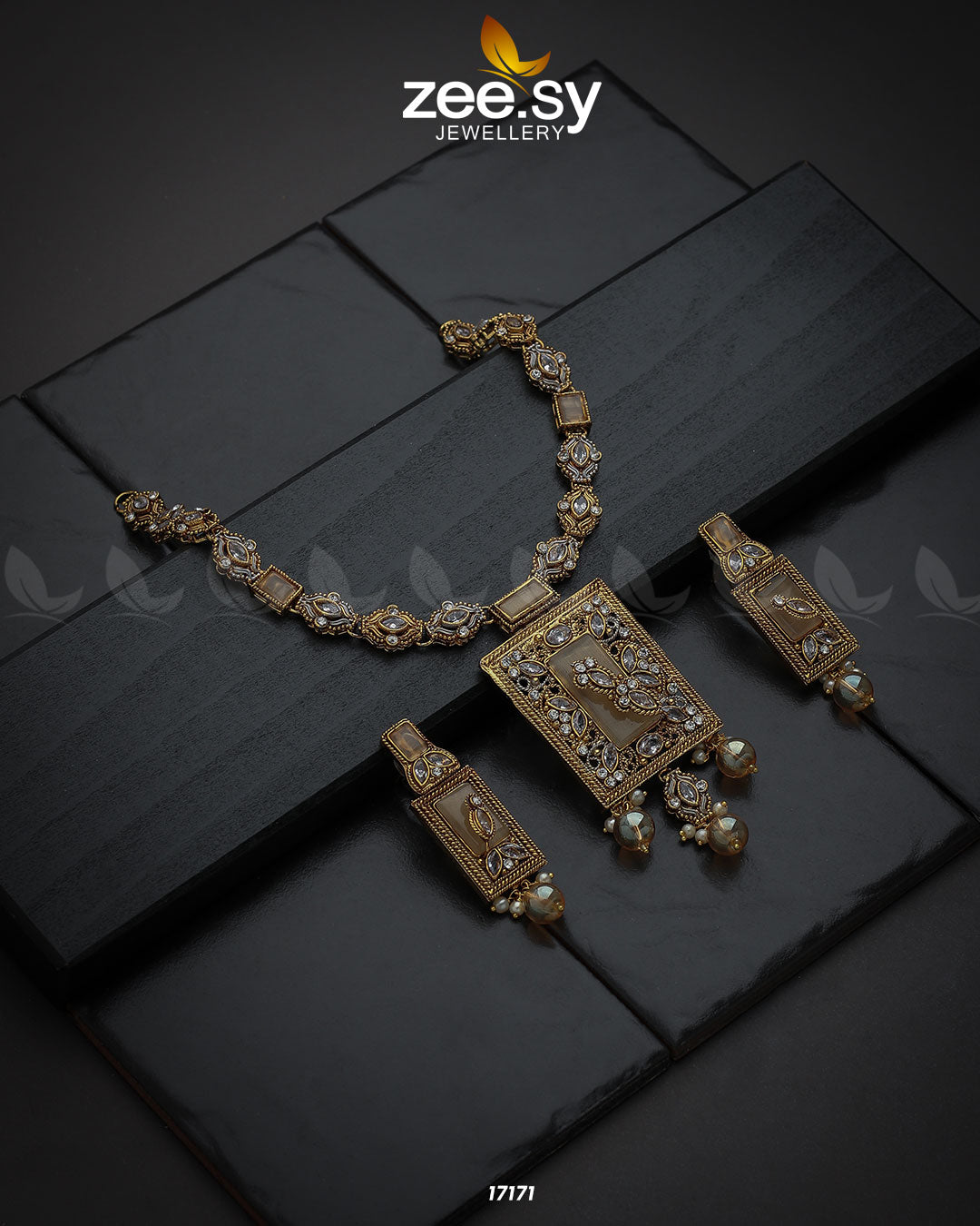 Majestic Gems Necklace - Necklace Sets 