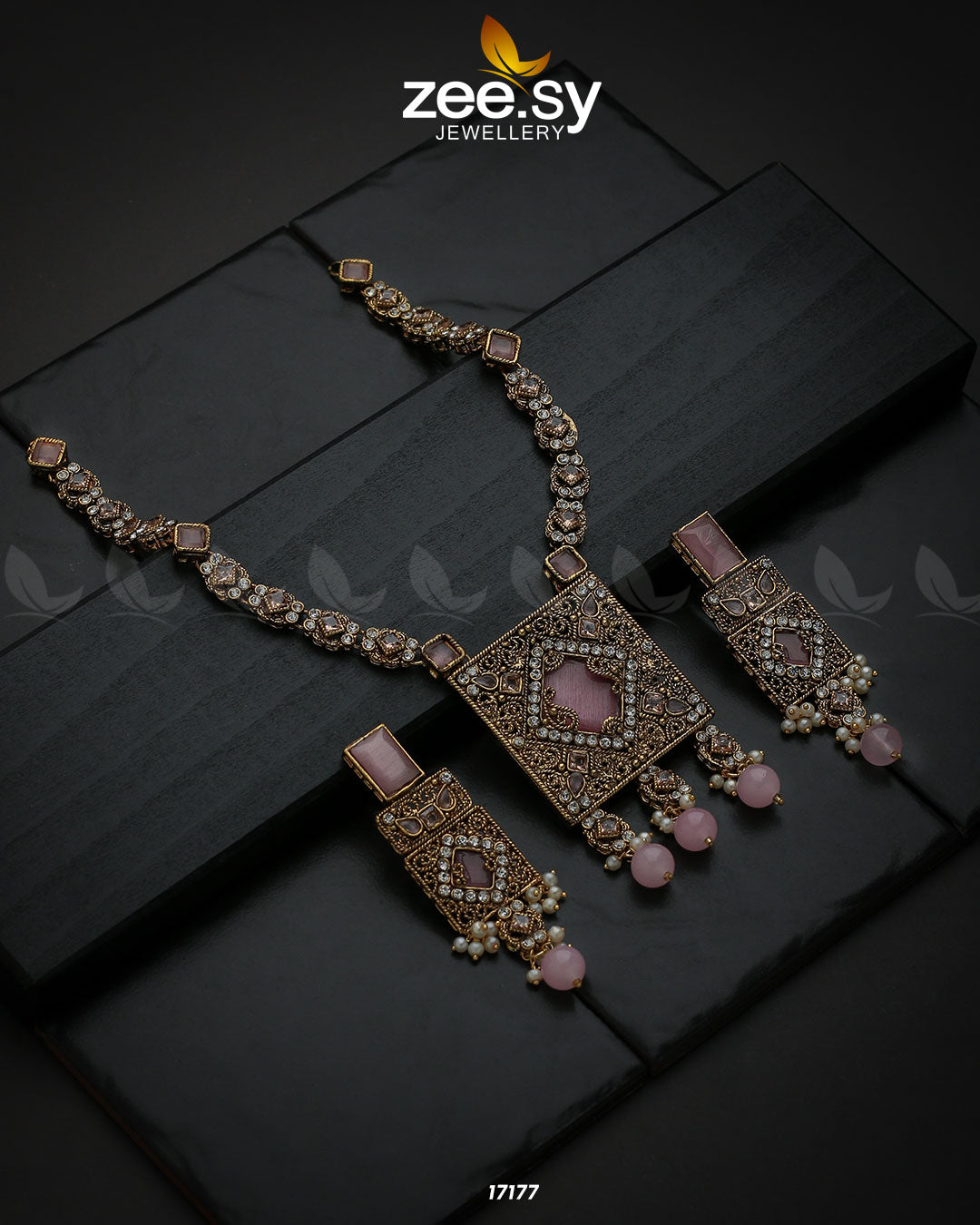 Captivating Crystals Necklace - Necklace Sets 
