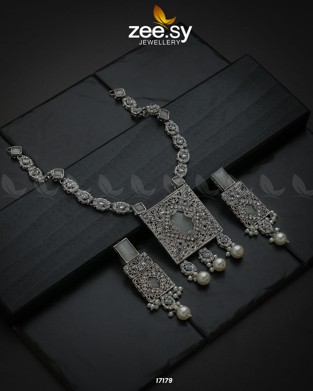 Captivating Crystals Necklace - Necklace Sets 