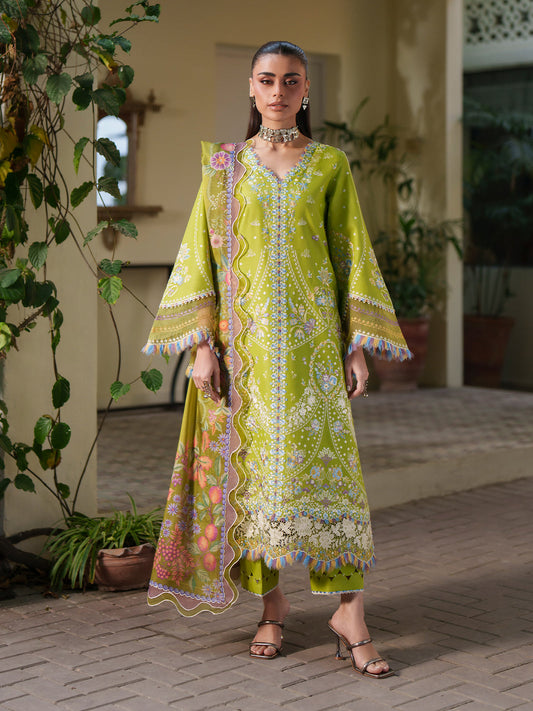 Bin Ilyas | Heritage Dore | 172-B - Luxury Dress - available at Maria Faisal in UK and USA.