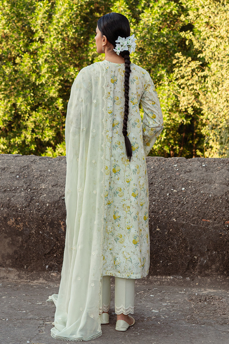 Cross Stitch | Premium Lawn 24 | LIME PRIMROSE - Ladies Clothes - Maria Faisal
