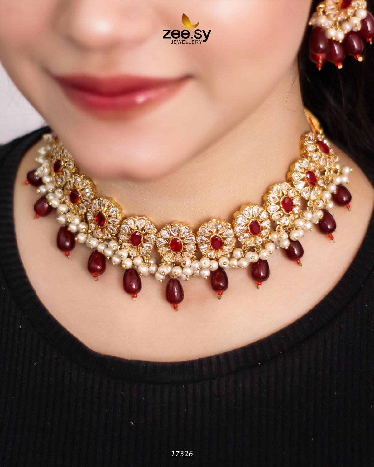Blooming Flower Necklace - Necklace Sets 
