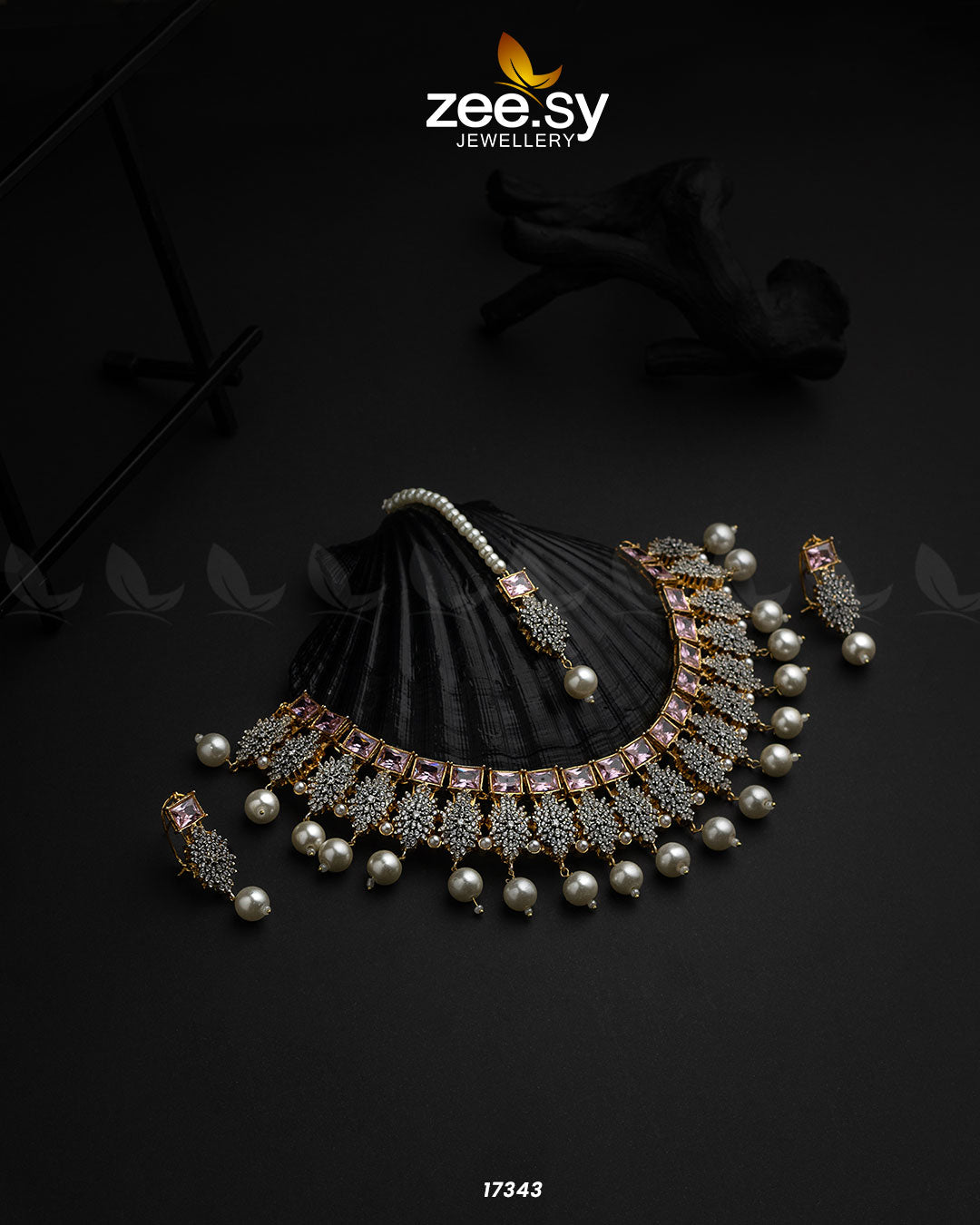 Preeti Necklace - Necklace Sets 