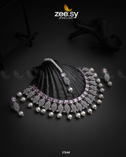 Preeti Necklace - Necklace Sets 