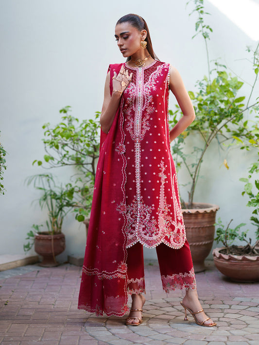 Bin Ilyas | Heritage Dore | 176-A - Luxury Dress - available at Maria Faisal in UK and USA.
