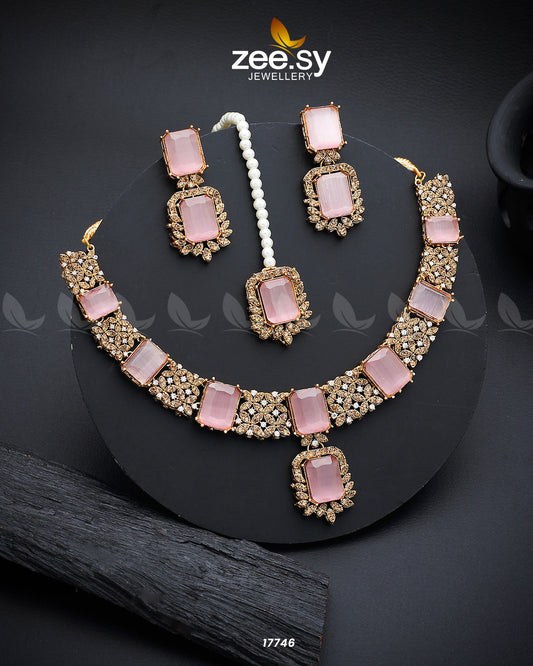 Gul-Badan Necklace - Necklace Sets 