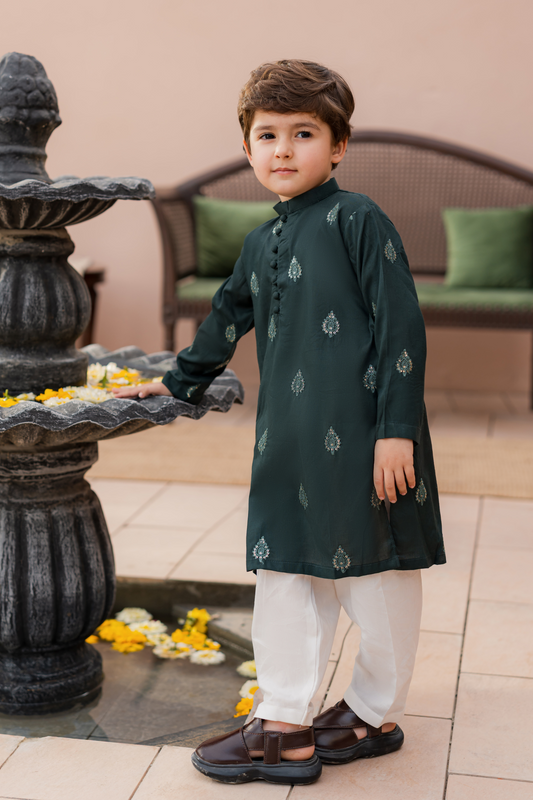 KKB-130 - by Maria Faisal - Registered Vendor of : Kastoor Kids - 100% Original Designer Dress.