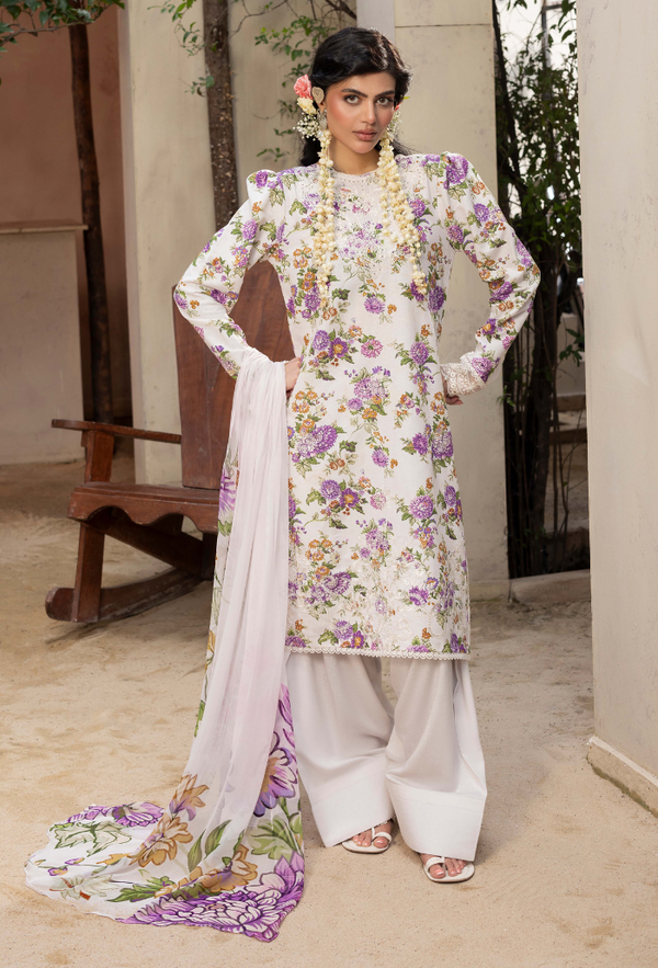 Humdum | Zaiba 25 | D10 - Ladies Clothes - Maria Faisal