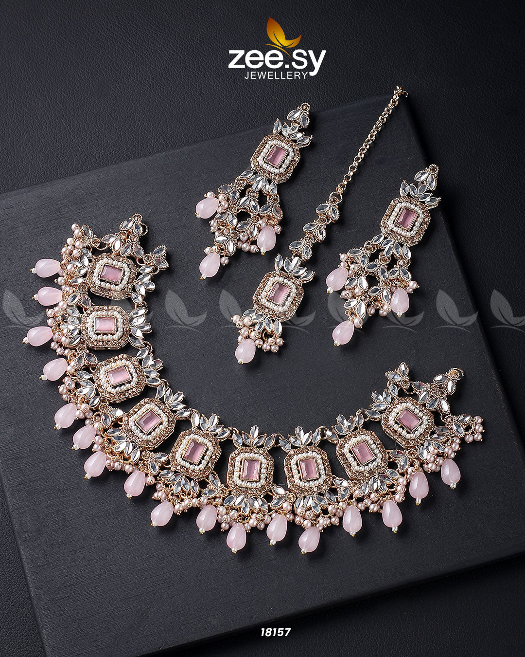 Stephanotis Necklace Set - Necklace Sets 