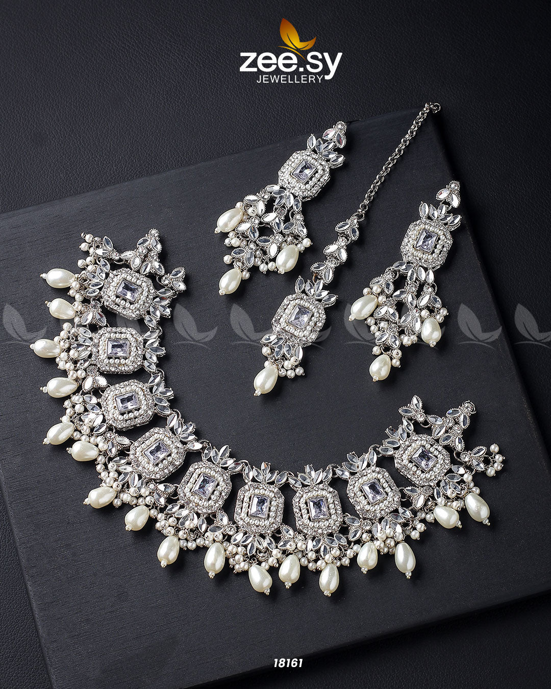 Stephanotis Necklace Set - Necklace Sets 