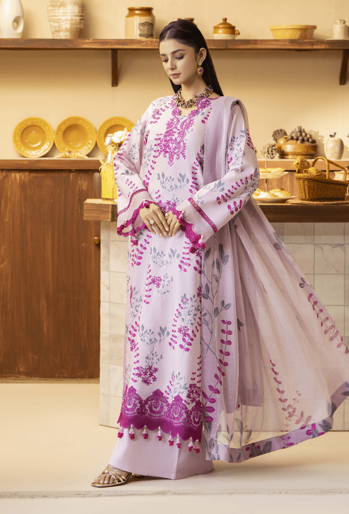 Humdum | Senora Lawn 25 | Senora - D04 by Maria Faisal - Registered Vendor of : Humdum - type : Ladies Clothes - 100% original wedding dresses