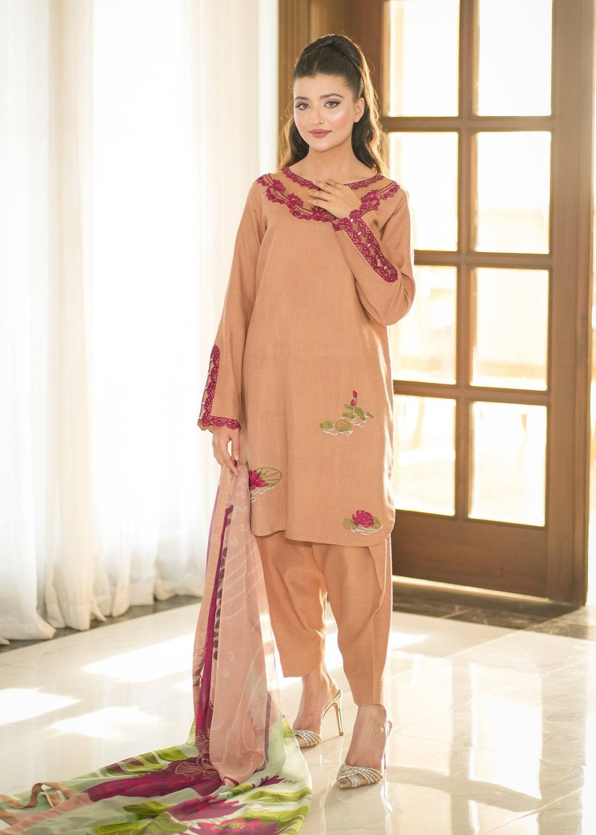 Fozia Khalid | Silk Spire | AMBER by Maria Faisal - Registered Vendor of : Fozia Khalid - type : Ladies Clothes - 100% original wedding dresses