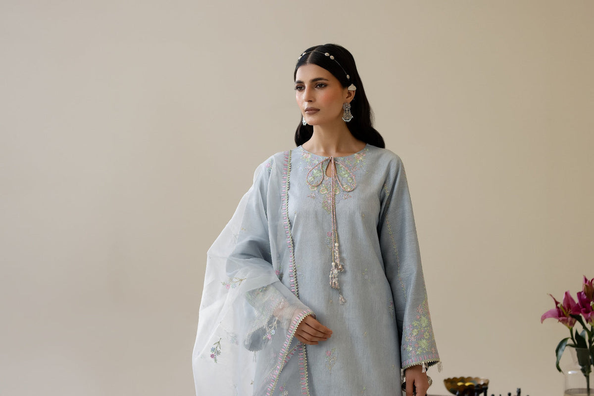 Enzo | Lune Des Fleurs | ESME - Formal Dress - available at Maria Faisal in UK and USA.