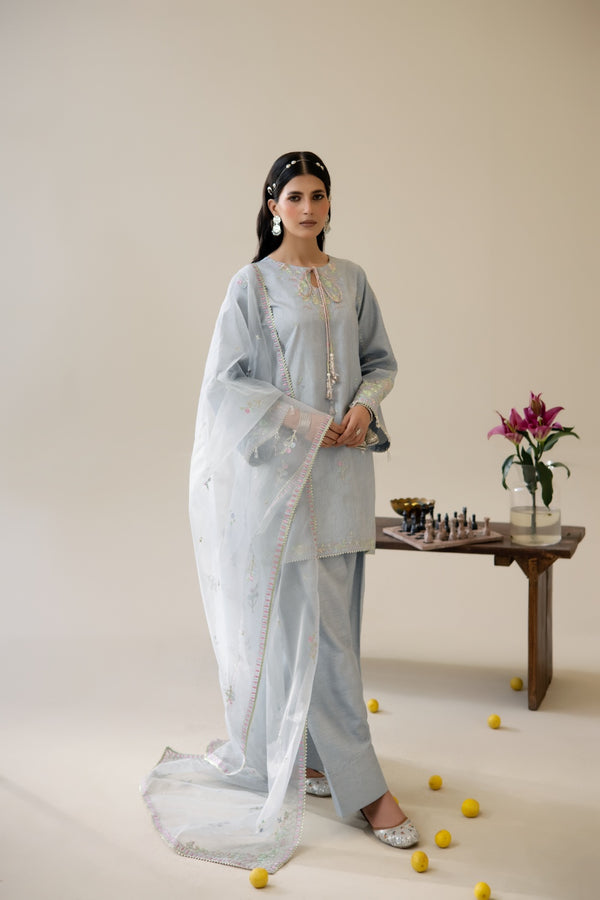 Enzo | Lune Des Fleurs | ESME - Formal Dress - available at Maria Faisal in UK and USA.
