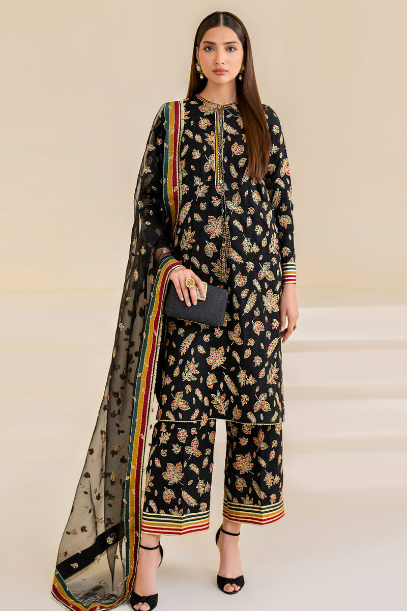 Jazmin | Formals Collection | Raw Silk UR-7023 - Ladies Clothes - Maria Faisal
