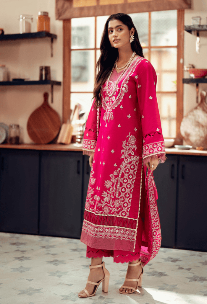 Humdum | Lala Rukh Lawn | Lalarukh - D06 by Maria Faisal - Registered Vendor of : Humdum - type : Ladies Clothes - 100% original wedding dresses