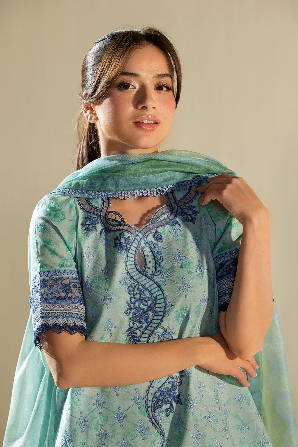 Sobia Nazir | Vital 26 | 1B - Luxury Dress - available at Maria Faisal in UK and USA.