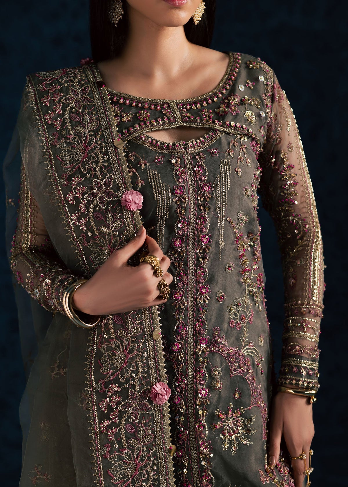 Maria Osama Khan | Lamhay Wedding Festive | SAHAR - Wedding Dress - available at Maria Faisal in UK and USA.