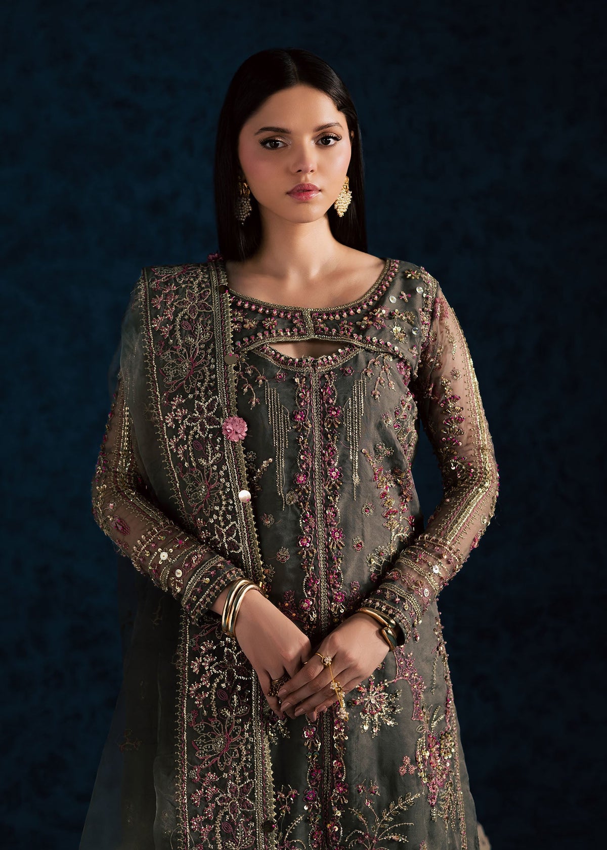 Maria Osama Khan | Lamhay Wedding Festive | SAHAR - Wedding Dress - available at Maria Faisal in UK and USA.