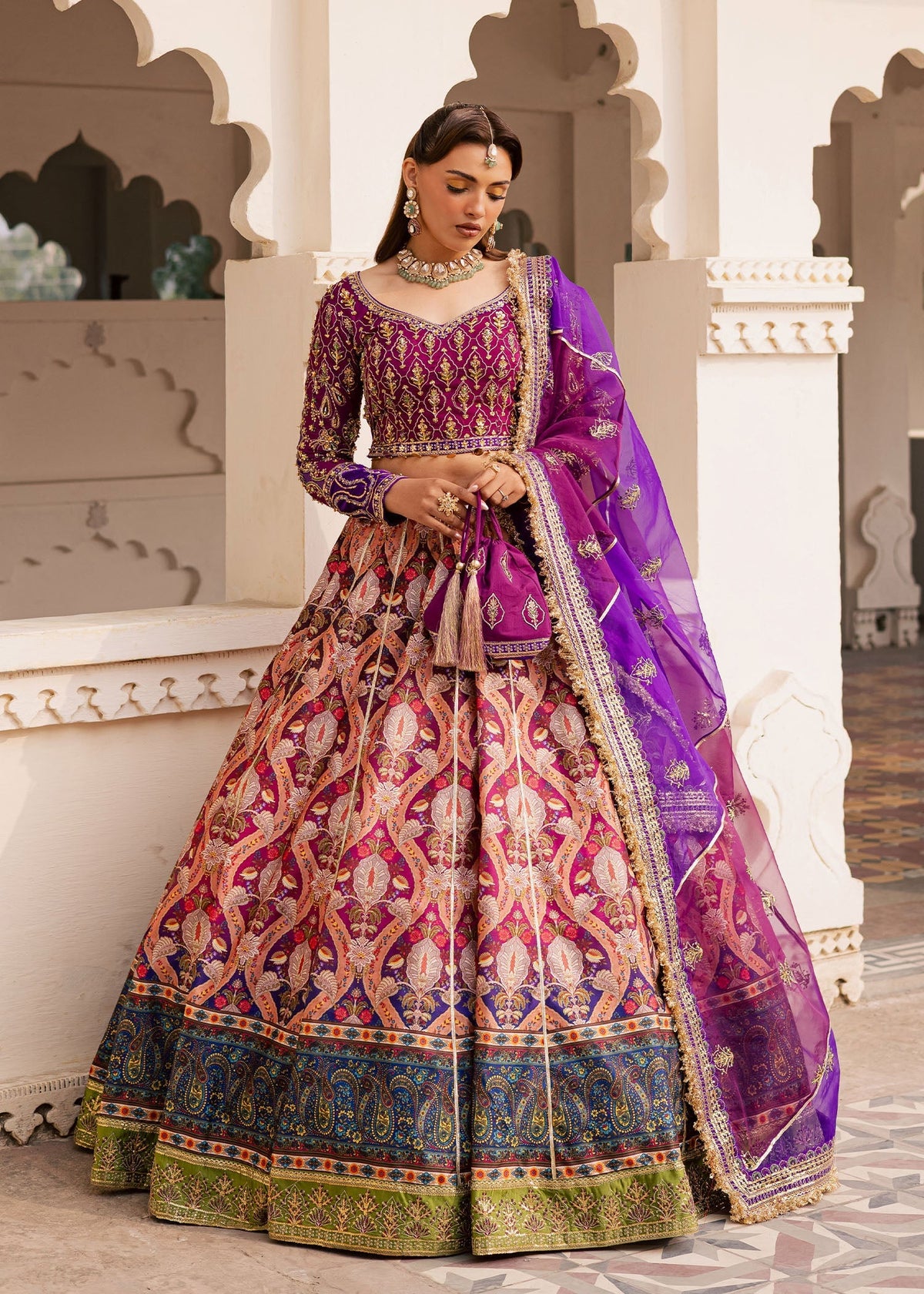 Maria Osama Khan | Khawabeedah Wedding Formals | Shireen - Dress - available at Maria Faisal in UK and USA.