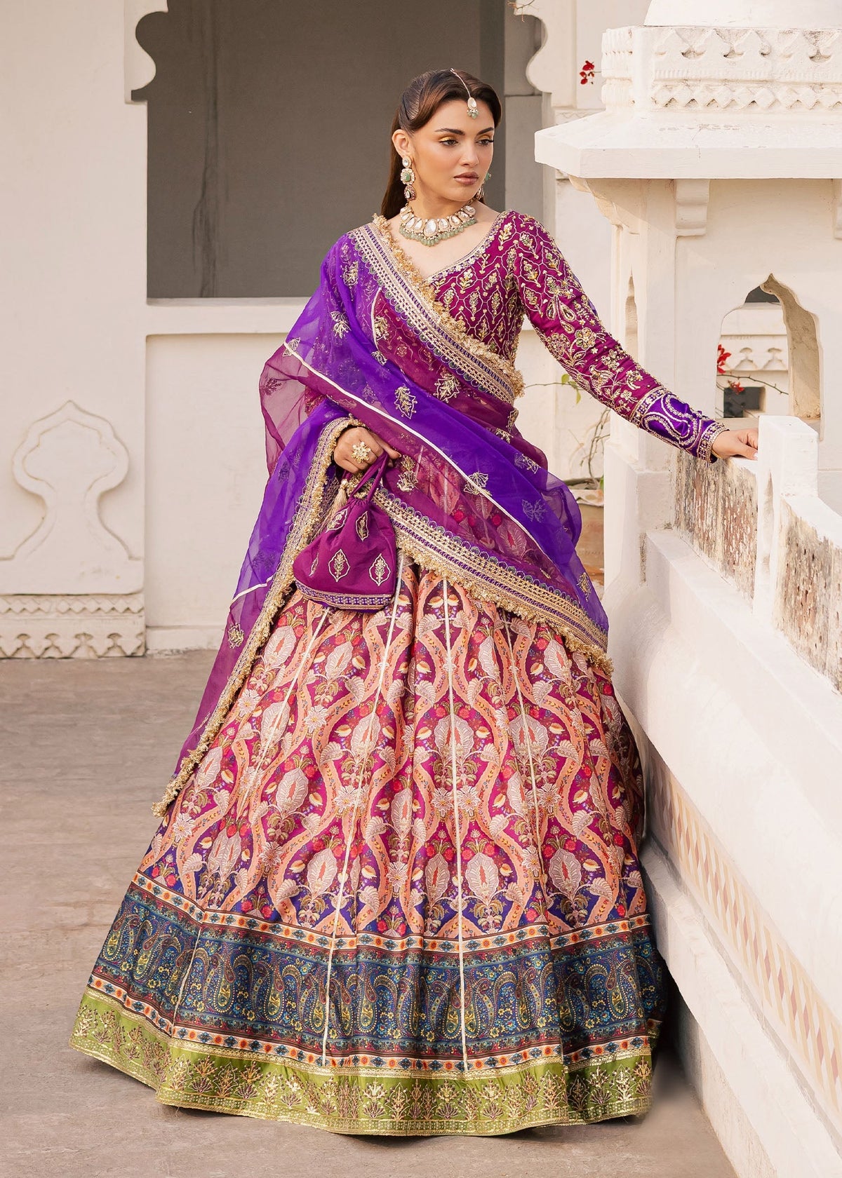 Maria Osama Khan | Khawabeedah Wedding Formals | Shireen - Dress - available at Maria Faisal in UK and USA.