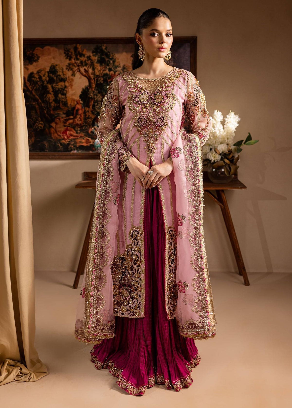 Maria Osama Khan | Lamhay Wedding Festive | Zarmina by Maria Faisal - Registered Vendor of : Maria Osama Khan - type : Ladies Clothes - 100% original wedding dresses