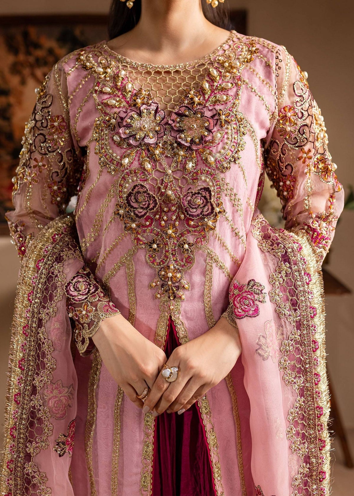 Maria Osama Khan | Lamhay Wedding Festive | Zarmina by Maria Faisal - Registered Vendor of : Maria Osama Khan - type : Ladies Clothes - 100% original wedding dresses