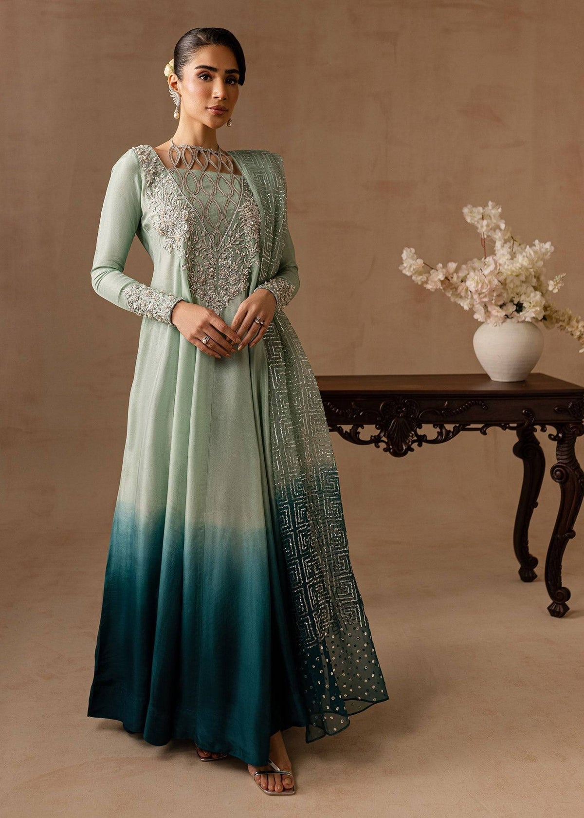Maria Osama Khan | Noir Bliss Luxury Formals | Aazure by Maria Faisal - Registered Vendor of : Maria Osama Khan - type : Ladies Clothes - 100% original wedding dresses