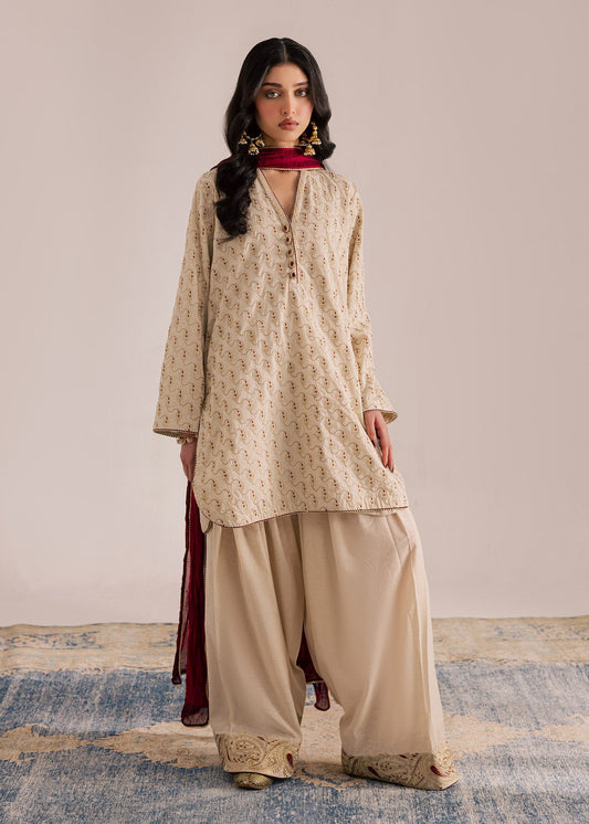 Sadaf Fawad Khan | Silk Luxury Pret 26 | Nerisa - Dress - available at Maria Faisal in UK and USA.