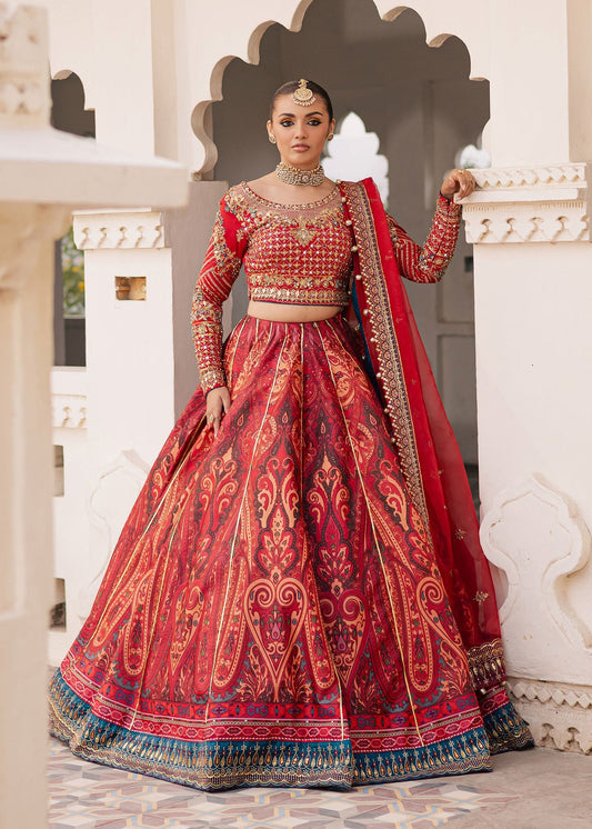 Maria Osama Khan | Khawabeedah Wedding Formals | Gulaab - Dress - available at Maria Faisal in UK and USA.