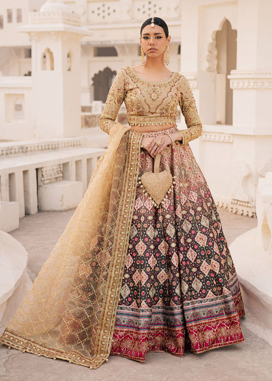 Maria Osama Khan | Khawabeedah Wedding Formals | Gulrukh - Dress - available at Maria Faisal in UK and USA.
