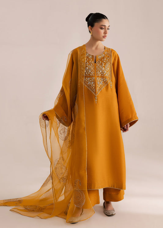 Sadaf Fawad Khan | Silk Luxury Pret 26 | Omavi - Dress - available at Maria Faisal in UK and USA.
