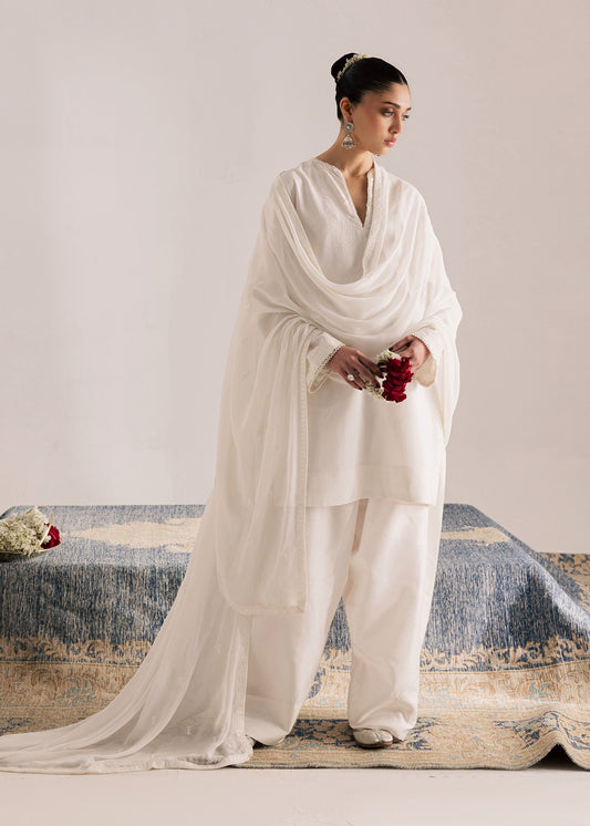 Sadaf Fawad Khan | Silk Luxury Pret 26 | Lera - Dress - available at Maria Faisal in UK and USA.