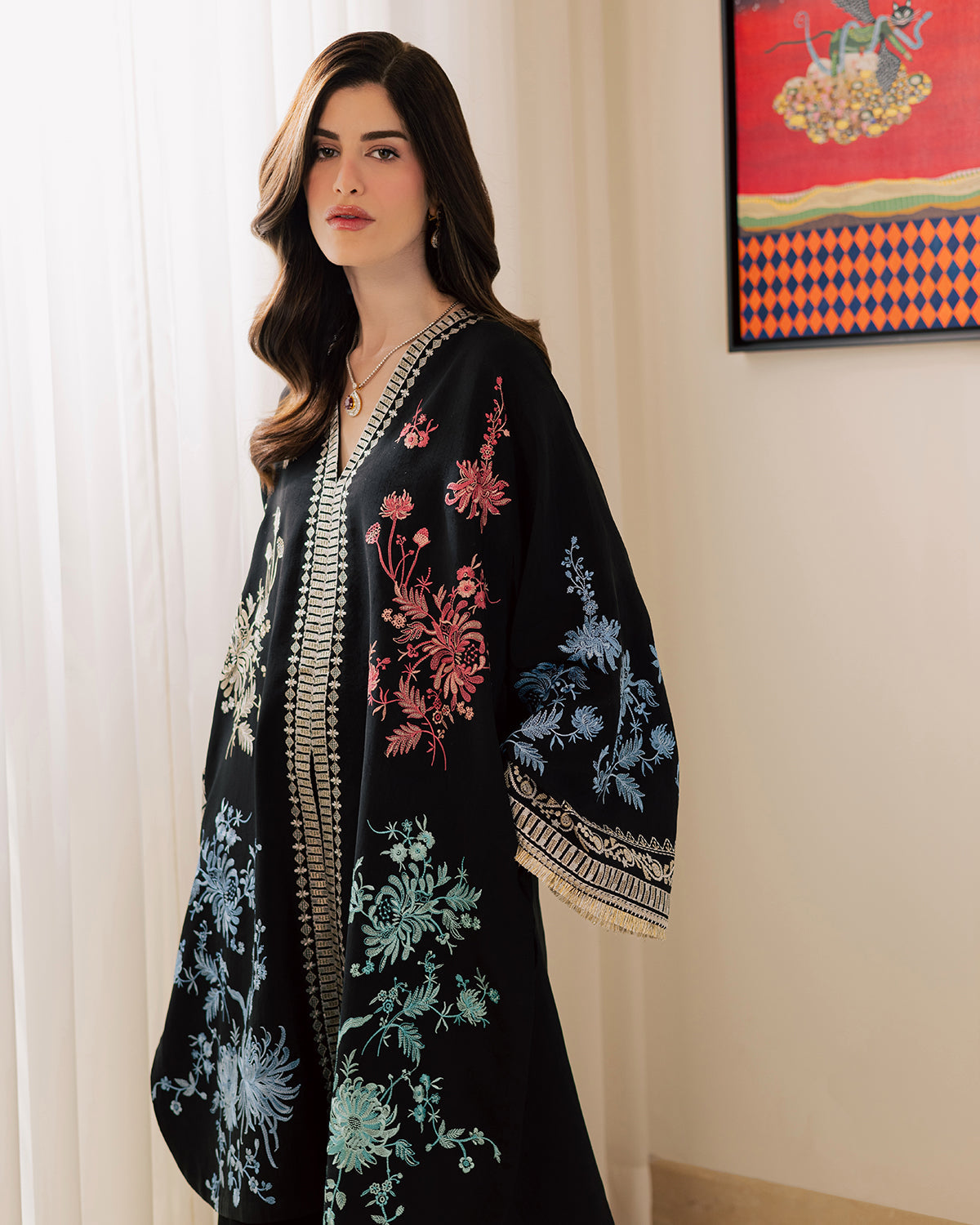Sadaf Fawad Khan | Eva Luxury Pret 26 | Sable - Luxury Dress - available at Maria Faisal in UK and USA.