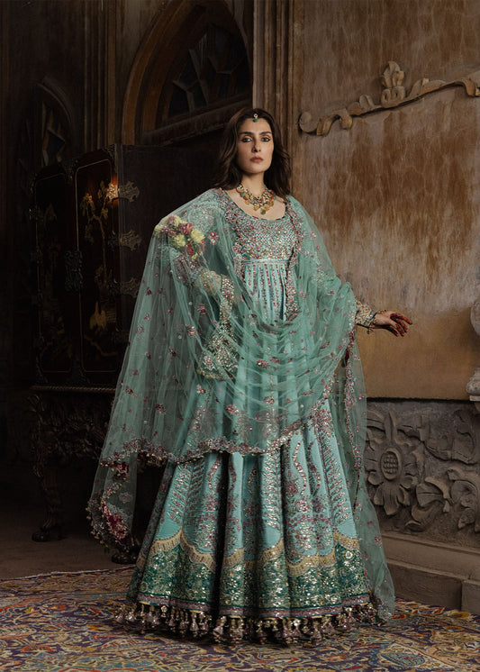 Hussain Rehar | the Doll House Festive Edit | Zeenat - Formal Dress - available at Maria Faisal in UK and USA.