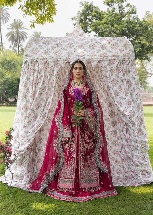 Hussain Rehar | the Doll House Festive Edit | Sher Bano - Formal Dress - available at Maria Faisal in UK and USA.