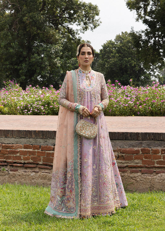 Hussain Rehar | the Doll House Festive Edit | Gulrang - Formal Dress - available at Maria Faisal in UK and USA.