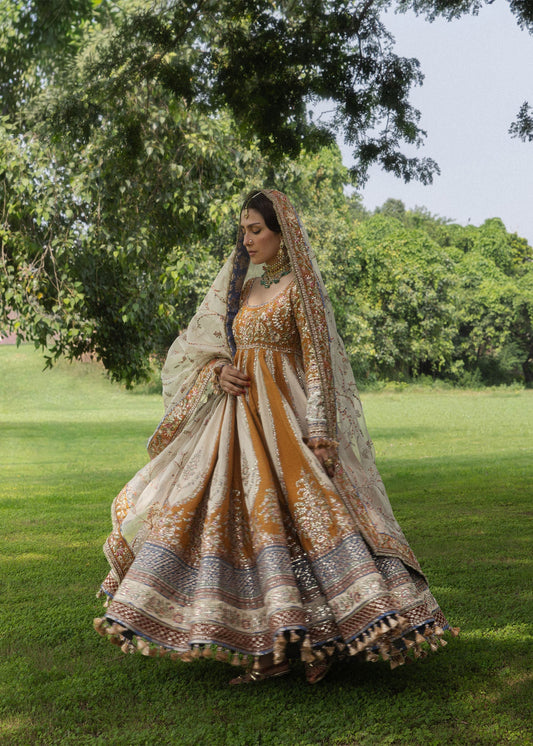 Hussain Rehar | the Doll House Festive Edit | Mehru - Formal Dress - available at Maria Faisal in UK and USA.
