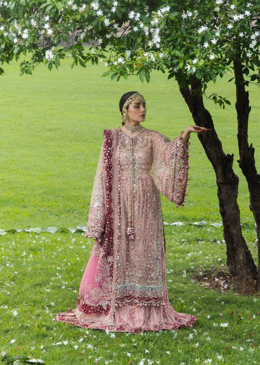 Hussain Rehar | the Doll House Festive Edit | Gulrukh - Formal Dress - available at Maria Faisal in UK and USA.