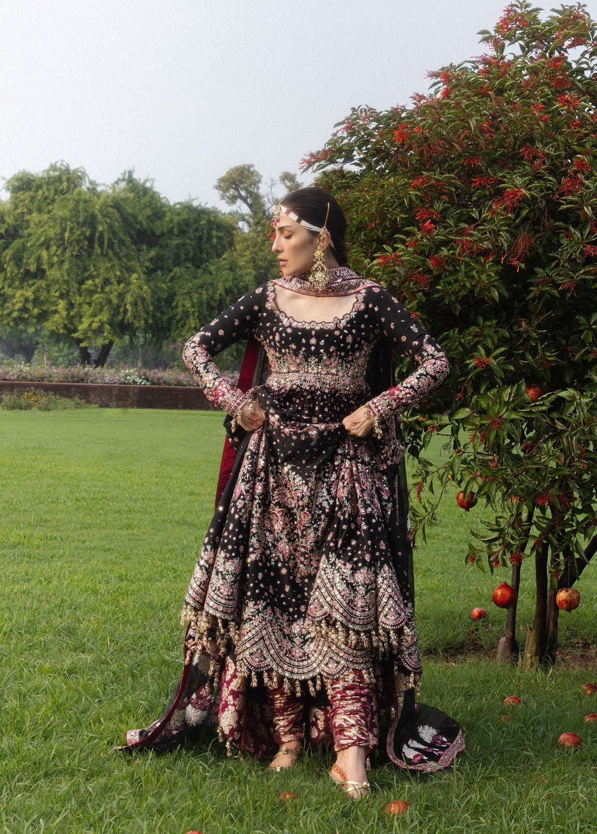 Hussain Rehar | the Doll House Festive Edit | Shahnoor - Formal Dress - available at Maria Faisal in UK and USA.