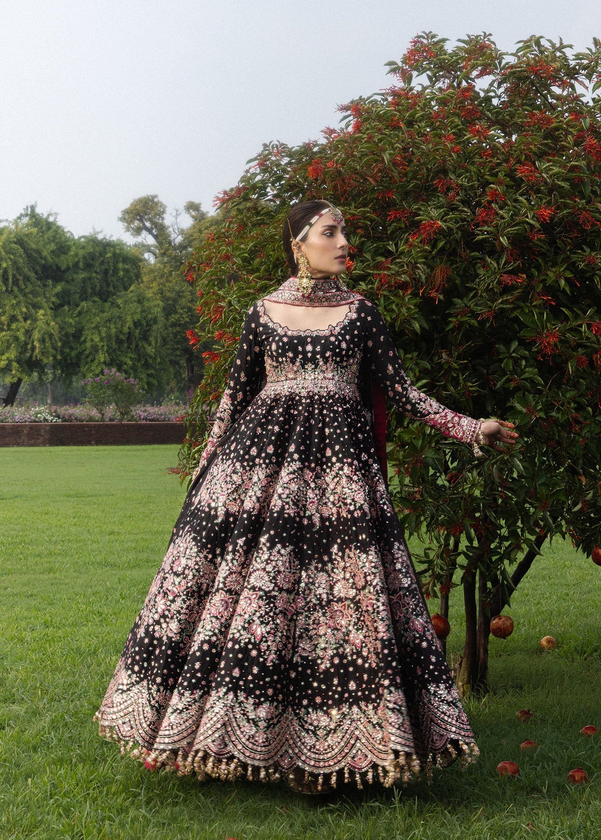 Hussain Rehar | the Doll House Festive Edit | Shahnoor - Formal Dress - available at Maria Faisal in UK and USA.