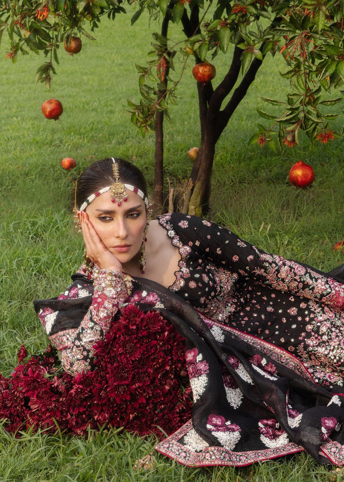 Hussain Rehar | the Doll House Festive Edit | Shahnoor - Formal Dress - available at Maria Faisal in UK and USA.